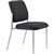 CHAIR BURO LINDIS VISITOR 4LEG BASE UPHOLSTERED BACK JETT FABRIC BLACK