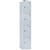 GO STEEL LOCKER 4 DOOR 305 X 455 X 1830MM WITH BUTTERFLY LOCK SILVER GREY