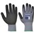 GLOVE NITRILE FOAM PORTWEST A350 DERMIFLEX GLOVE BLACK MEDIUM