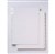 DIVIDERS A4 MANILLA BOARD TAB INDEX 10 TAB WHITE EACH1 PACK20