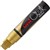 CHALK MARKER LIQUID PWE17K UNIBALL BROAD CHISEL TIP 15MM GOLD