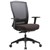 BURO MENTOR HIGH MESH BACK TASK CHAIR NYLON BASE WITH ARMS BLACK
