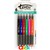 TEXTA RETRACTABLE BALLPOINT PEN MEDIUM ASSORTED 6PK
