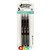 TEXTA RETRACTABLE BALLPOINT PEN MEDIUM BLACK 3PK