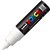 POSCA PAINT MARKER PC7M UNIBALL MEDIUM BULLET TIP NO 1 55MM WHITE