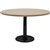 RAPIDLINE ROUND TABLE DISC BASE 1200MMR X 755MMH BEECHBLACK