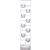 VERTICAL GARDEN RAPIDLINE RAPID BLOOM PLANTER 1935 X 390 X 210MM WHITE