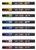 POSCA PAINT MARKER PC3M UNIBALL FINE BULLET TIP NO 33 13MM GLITTER BLUE