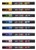 POSCA PAINT MARKER PC3M UNIBALL FINE BULLET TIP NO 8 13MM GLITTER LIGHT BLUE