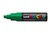 POSCA PAINT MARKER PC8K UNIBALL BROAD CHISEL TIP NO 6 8MM GREEN