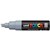 POSCA PAINT MARKER PC8K UNIBALL BROAD CHISEL TIP NO 37 8MM GREY