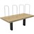 RAPID INFINITY DESK MOUNTED SHELF 600 X 300 X 450MM NATURAL OAK