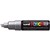 POSCA PAINT MARKER PC8K UNIBALL BROAD CHISEL TIP NO 26 8MM SILVER