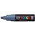 POSCA PAINT MARKER PC8K UNIBALL BROAD CHISEL TIP NO 61 8MM SLATE GREY