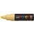 POSCA PAINT MARKER PC8K UNIBALL BROAD CHISEL TIP F54 8MM FLUORO FLUORESCENT LIGHT ORANGE