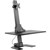 MONITOR STAND ERGOVIDA SINGLE ELECTRIC VERTICAL BAR DESKTOP SITSTAND WORKSTATION BLACK
