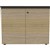 CUPBOARD CABINET RAPID INFINITY DELUXE 2 SWING DOOR 900 X 600 X 730MM NATURAL OAK BLACK RIGID EDGING