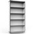 BOOKCASE SHELVING RAPID INFINITY 1800 X 900 X 315MM NATURAL WHITE LAMINATE BLACK EDGING