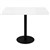 RAPIDLINE SQUARE MEETING TABLE DISC BASE 900MMW X 755MMH NATURAL WHITEBLACK