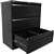 GO LATERAL FILING CABINET 3 DRAWER HEAVY DUTY 1016 X 900 X 473MM BLACK