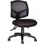 BURO MONDO JAVA TASK CHAIR HIGH MESH BACK 3LEVER BLACK WITH ARMS