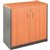 CUPBOARD CABINET OXLEY STATIONERY 900H X 900W X 450MMD BEECHIRONSTONE