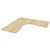 DELUXE RAPID INFINITY CORNER WORKSTATION DESK TOP ONLY 1800 X 1800 X 750 NATURAL OAK