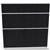 DIVIDER PARTITION SCREEN RAPIDLINE SHUSH30 1500H X 1500MMW BLACKWHITE