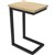 RAPIDLINE ETERNITY SIDE TABLE 600 X 280 X 380MM NATURAL OAK  BLACK