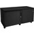 CREDENZA CUPBOARD CABINET MOBILE GO STEEL CADDY OFFICE STORAGE LEFT HAND 1050 X 460 X 570MM BLACK