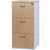 OXLEY FILING CABINET 3 DRAWER 475 X 550 X 1029MM OAK  WHITE