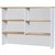 OXLEY HUTCH 1200 X 315 X 1075MM OAK  WHITE