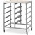 TOTE TRAY TROLLEY VISIONCHART EDUCATION MOBILE STORAGE 10 BAYS