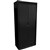 CUPBOARD CABINET GO STEEL TAMBOUR DOOR 5 SHELVES 1981 X 1200 X 473MM BLACK