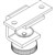 DESK MOUNTED SCREEN RAPIDLINE SHUSH30 DESK MOUNT CLAMP BRACKET WHITE PACK 2