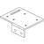 DESK MOUNTED SCREEN RAPIDLINE SHUSH30 SCREEN SINGLE SIDE BRACKET WHITE PACK 2
