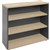 BOOKCASE SHELVING RAPID WORKER 2 SHELF 900MM X 315MM X 900MM OAK  IRONSTONE