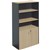CUPBOARD CABINET SHELVING WALL UNIT RAPID WORKER LOCKABLE 1800 X 900 X 450MM OAKIRONSTONE