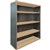 BOOKCASE SHELVING RAPID WORKER 3 SHELF 900 X 315 X 1200MM OAKIRONSTONE