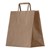 BROWN DELIVERY PAPER BAG WITH FLAT HANDLE 305MM X 300MM 180MM GUSSET EACH50 PACK250