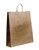 BAG BROWN PAPER BAG WITH TWISTED PAPER HANDLE LARGE 500MM X 450MM 120MM GUSSET EACH50 PACK250