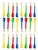 PAINT BRUSH MY FIRST PAINT BRUSH 120MM SCHOOL PACK BULB HANDLE 24PK