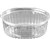 BOWL CLEAR FOOD SALAD HINGED FLAT LID 20OZ 550ML EACH50 PACK150