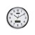 CARVEN CL285SLCD WALL CLOCK 285MM LCD DATE SILVER RIM