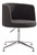 CHAIR STYLE ERGONOMICS HULA RECEPTION SEATING BLACK