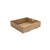 PLATTER BOARD CATERING BOX TRAY KRAFT BROWN 225MM X 225MM X 60MM SMALL 10PK