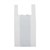 BAG EXTRA LARGE JUMBO XLARGE SINGLET REUSABLE NO PRINT 37 MICRON 650MM X 330MM  220MM WHITE 500PK