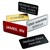 MTO NAME BADGE CUSTOM MADE TO ORDER ACRYLIC MAX 2 LINES NB2 PIN  CLIP OR MAGNETIC BACK 72MM X 22MM