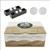 NAPKIN COMPRESSED STARTER KIT INCLUDES 2000 COMPRESSED NAPKINS  8 BAMBOO BLACK TRAYS