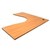 TABLE TOP ONLY WORKSTATION 1800 X 1800 X 750 BEECH STELLA